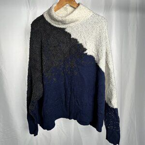 Lululemon Ombre Knit Textured Turtleneck Sweater Size 20 NWOT